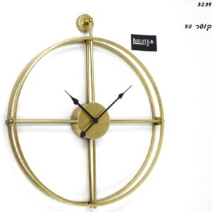 שעון פסים זהב עם מחוג שחור