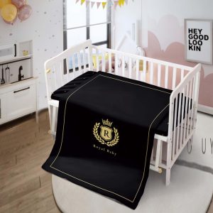 סט מצעים למיטת תינוק/מעבר - דגם royal