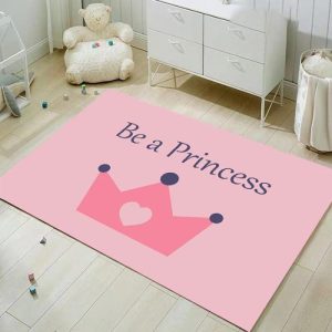 שטיח מעוצב לחדר הילדים - דגם be a princess