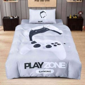 סט מצעים מיטת יחיד BOYS FUN - משחקי וידאו