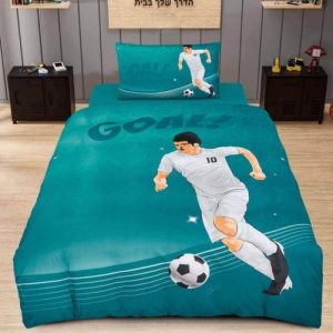 סט מצעים מיטת יחיד FOOTBALL - שחקן כדורגל