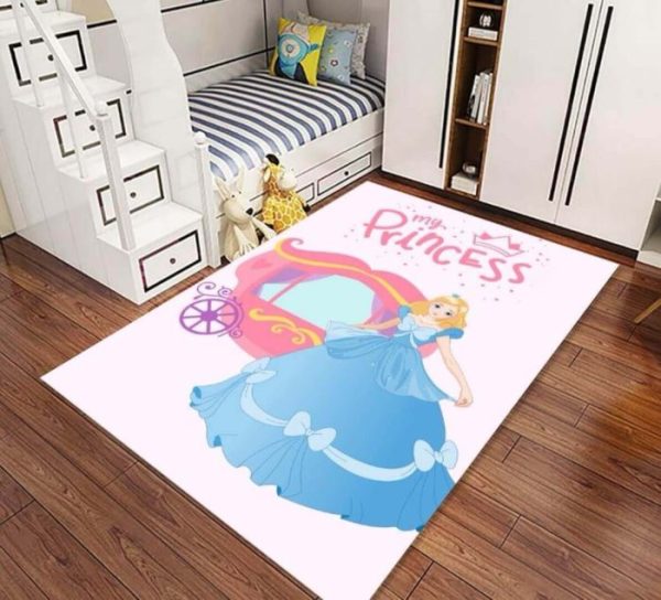 שטיח מעוצב לחדר הילדים - דגם princess