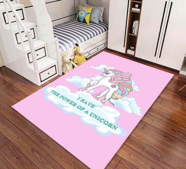 שטיח מעוצב לחדר הילדים - חד הקרן
