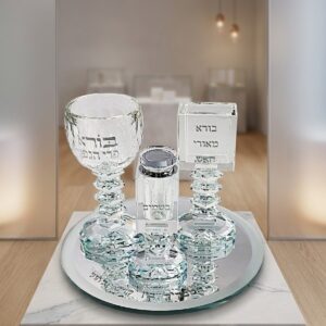 סט הבדלה קריסטל 19/22 — תמונת מוצר