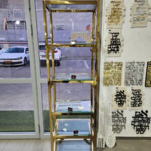 סטנד מידוף נירוסטה מוזהב 60/40/200 — תמונת מוצר