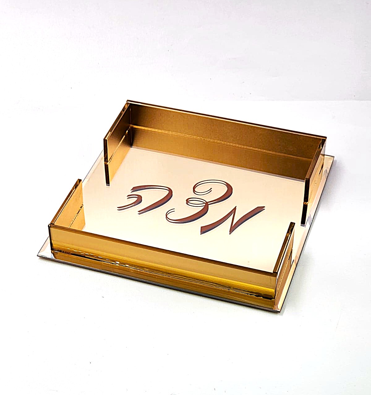מגש מצה זכוכית 24/24 (2) — תמונת מוצר