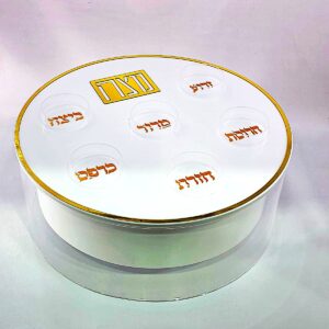 קופסא אקריליק לפסח דו שימושית 40 ס״מ גובה 17 ס״מ — תמונת מוצר