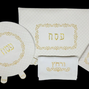 סט לפסח 4 חלקים דמוי עור (3) — תמונת מוצר