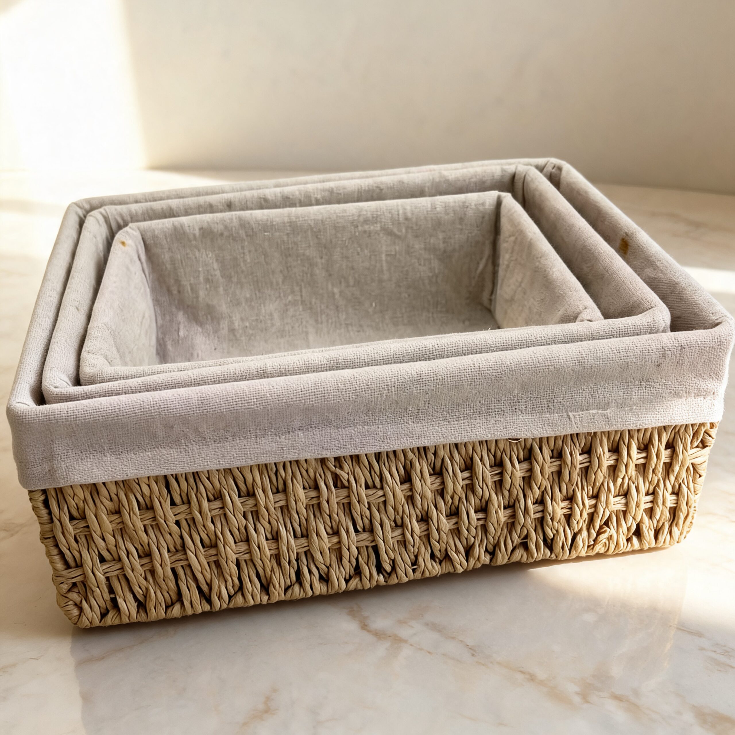 שלישיית סלסלאות קש — תמונת מוצר