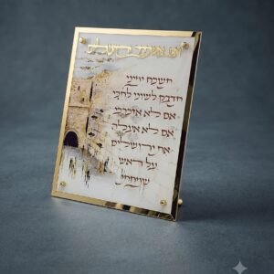 אם אשכחך אקריליק 20/25 ס״מ