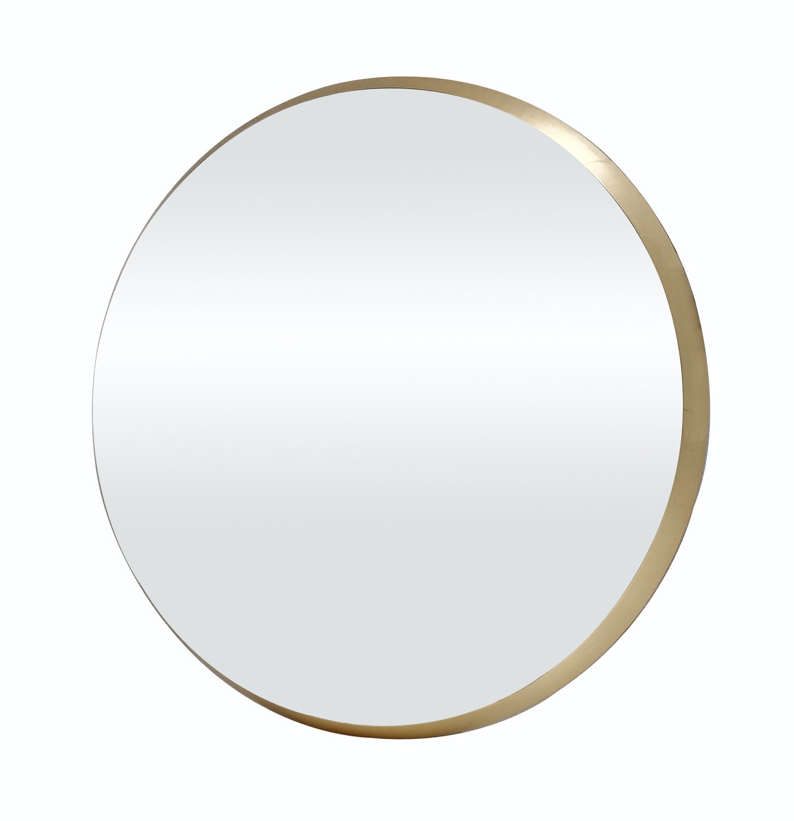 מראה עגולה בצבע זהב 50×50 — דגם PLATINUM
