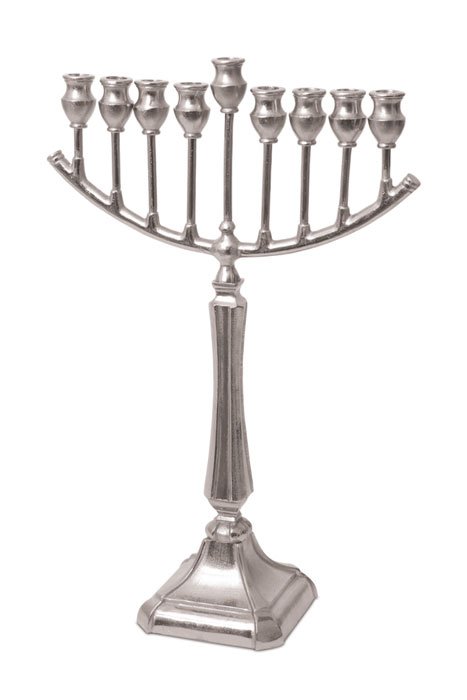 חנוכיה פליז ניקל