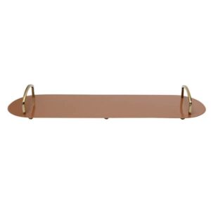 מגש עם ידיות בצבע בורדו 51×16×6 — דגם CALACATTA