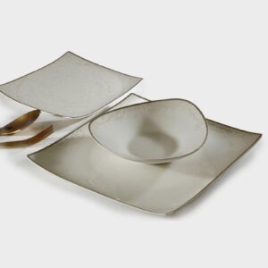 מערכת אוכל 18 חלק פורצלן — דגם NEW BONE CHINA