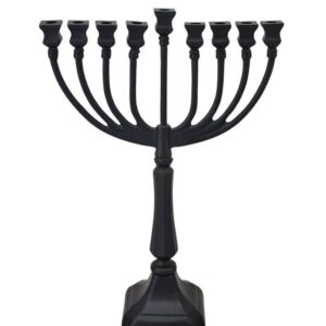 חנוכיה פליז ניקל — דגם VIOLA