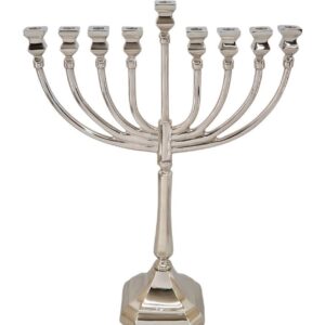 חנוכיה פליז זהב — דגם ZURICH