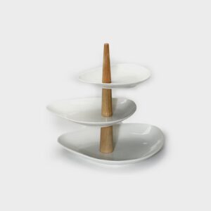 קברט 3 ק' פורצלן לבן — דגם SIMPLE