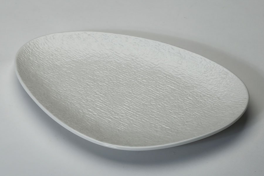 פלטה 9/36 לבן — דגם NEW BON CHINA SIMPLE