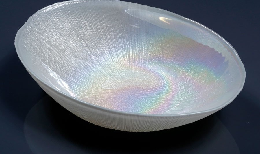 קערה זכוכית אובלית — דגם MARTINEZ PEARL URBINO