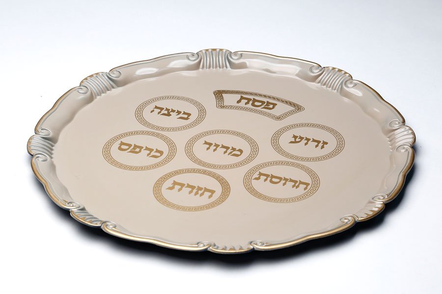 קערת ליל הסדר ענתיק עשוי מלמין