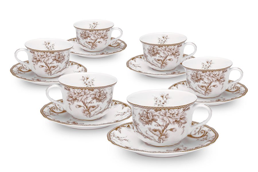 סט תה — דגם BONE CHINA LIMOGES