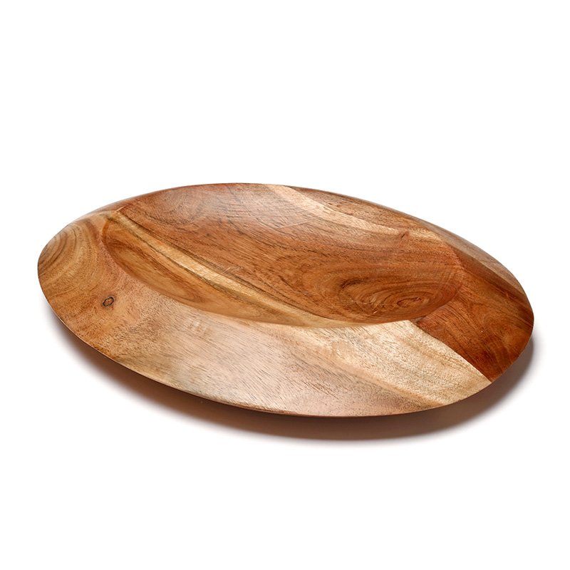קערה לפירות עץ — דגם ACACIA