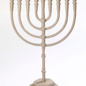 חנוכיה דגם מנורה מוקה פליז — דגם VALENCIA