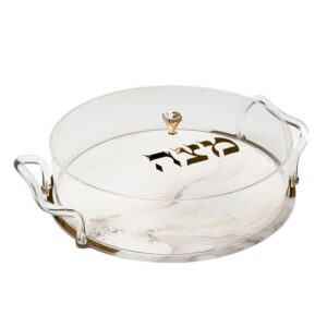 קופסה למצה עגולה אקריליק — דגם TURIN