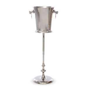 דלי שמפניה על מעמד ריצפתי BRASS NICKEL