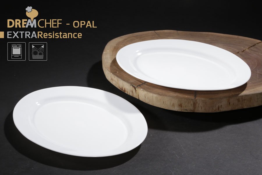 צלחת הגשה אובלית 30 ס"מ — דגם OPAL