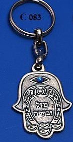 מחזיק מפתחות חמסה פיוטר מזל וברכה