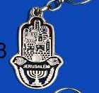 מחזיק מפתחות אמאיל מנורה כחולה — דגם ODESSA