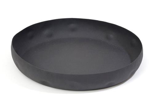 קערת מתכת Kazanova שחור מט 36×36×5.5 ס״מ