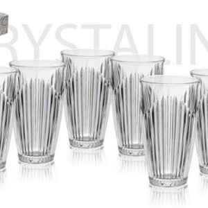 סט 6 כוסות שתייה Crystaline 300 מ״ל