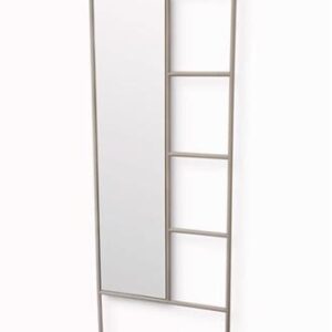מראת גוף + סולם מתכת פירזול מוקה 65×8.5×185 ס״מ