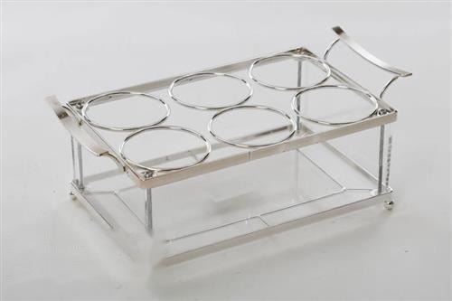 מתקן לבקבוקים שתיה אקריליק 30×16×12 ס״מ — דגם CATA