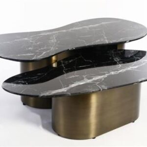 זוג שולחנות שיש GUINNESS (A/B/C/D) 133×63×43 ס״מ |