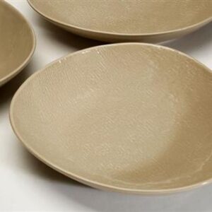צלחת עמוקה BON CHINA SLMPEL מוקה 22×20×4.5 ס״מ