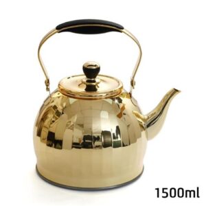קומקום תה נירוסטה זהב DREAM CHEF 1500 מ״ל — דגם INDIGO
