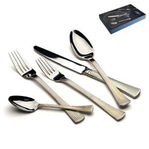 סט סכו"ם 30 חלקים + זהב NAPIES inox304