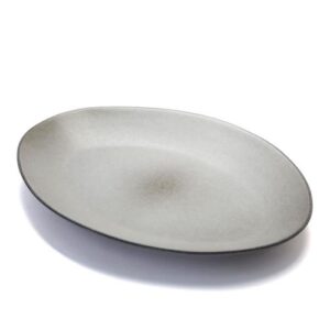 פלטה אובלית אבן WARE MADRIO בטון 33×23 ס״מ