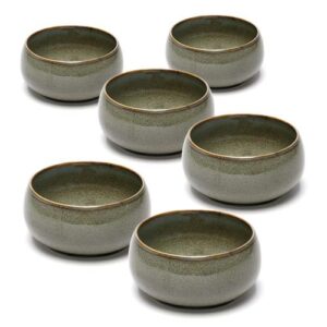 סט 6 בולים אבן WARE MADRIO ירוק 15×15×8 ס״מ