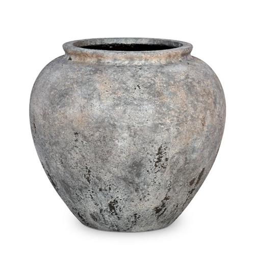 בית עציץ TUSCANY 52×52×48 ס״מ — אפור
