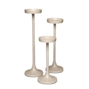 סט 3 מתקני נר פליז MOCAE MARRAKECH בגובה: 40×33×25 ס״מ